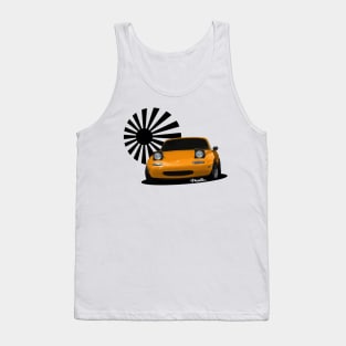 Miata MX-5 NA Orange Tank Top